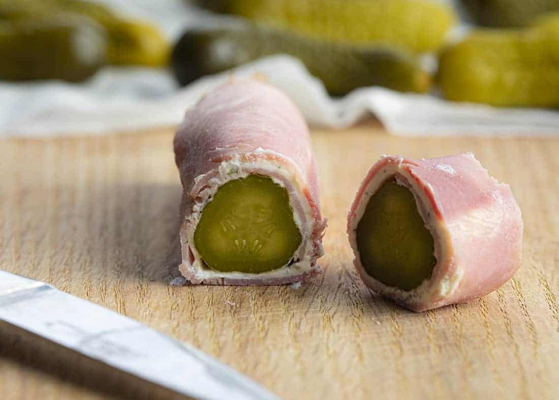 Ham Pickle Roll Ups