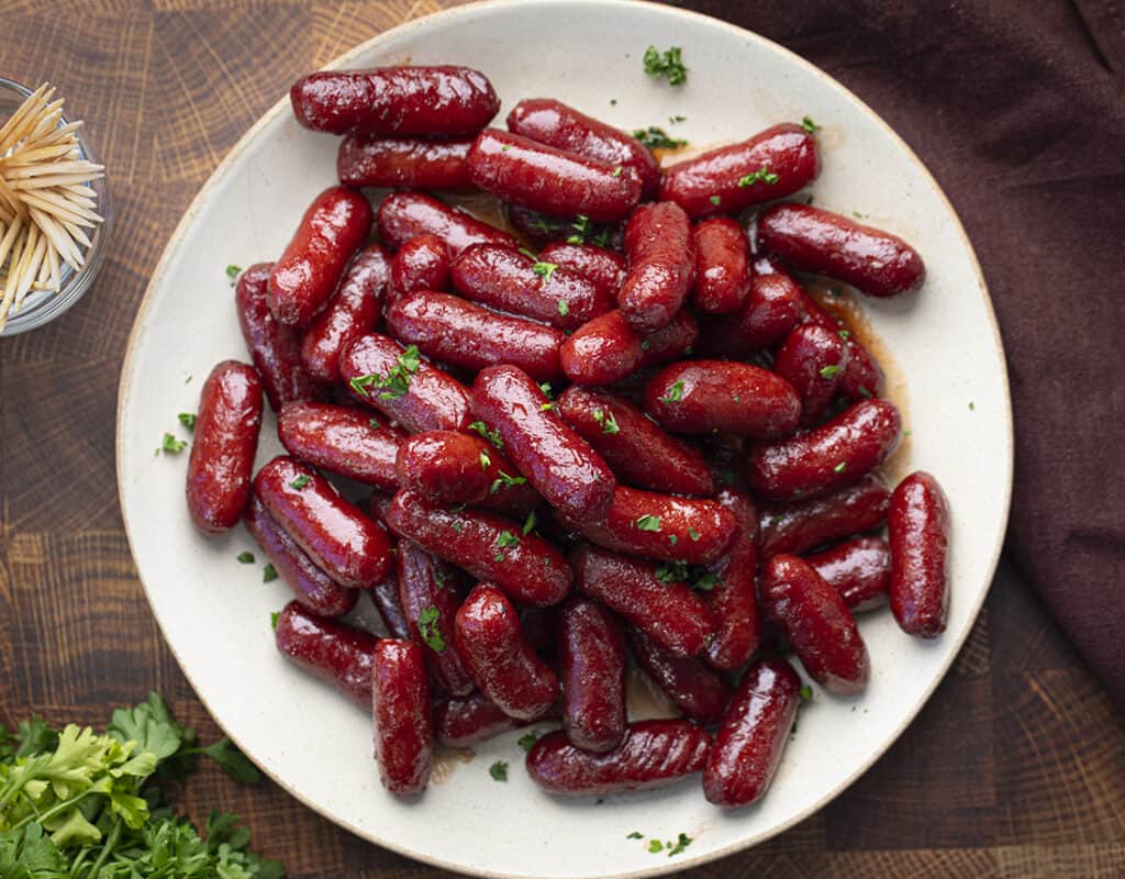 Crockpot Grape Jelly Smokies I Am Homesteader