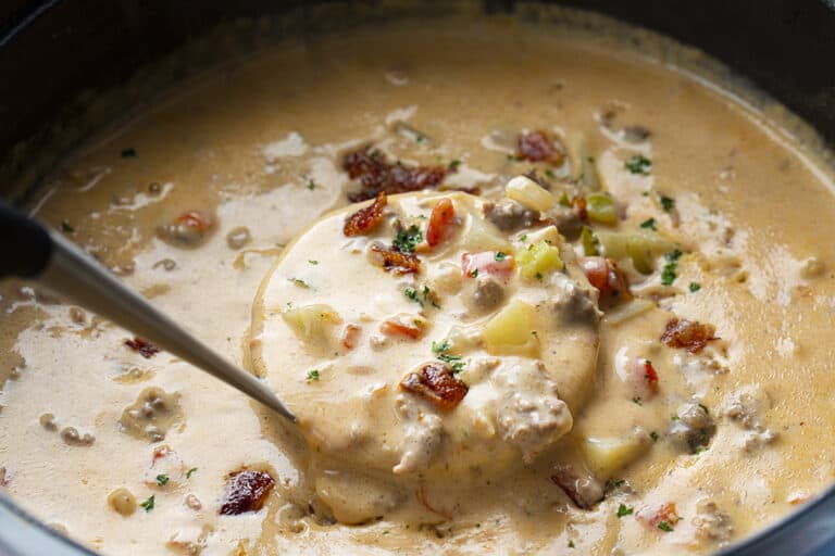 Creamy Cheeseburger Soup I Am Homesteader