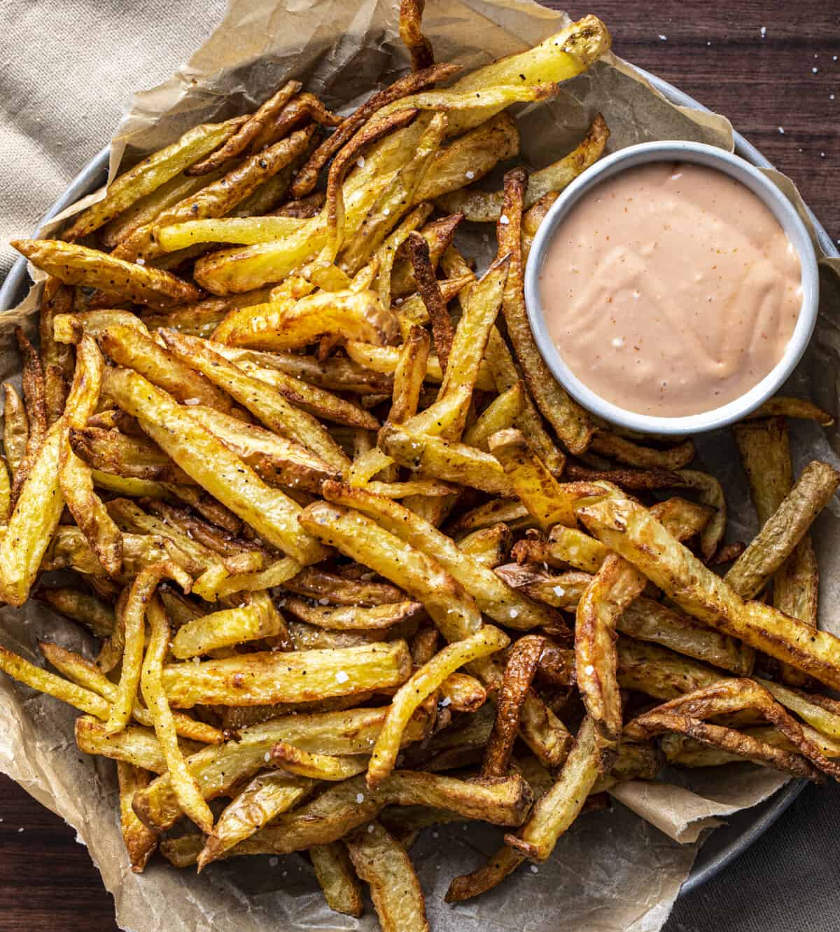 Air Fryer Salt and Vinegar French Fries - I Am Homesteader