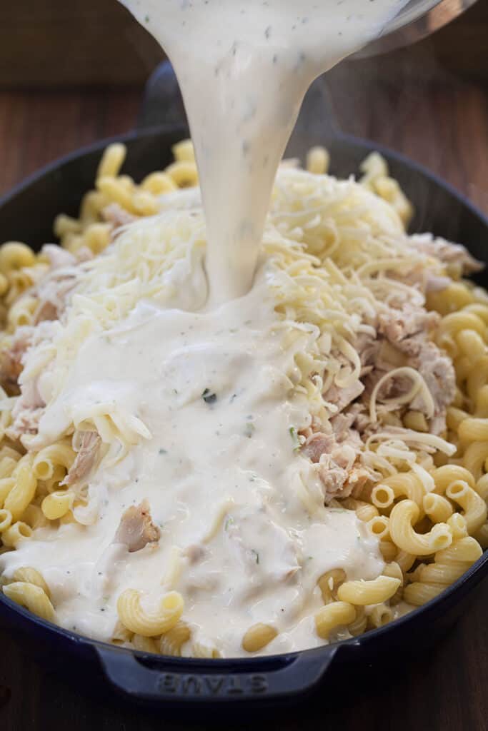 Chicken Alfredo Pasta Casserole I Am Homesteader