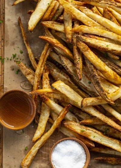 Air Fryer Salt and Vinegar French Fries - I Am Homesteader