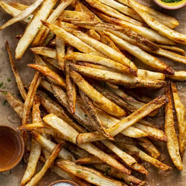 Air Fryer Salt and Vinegar French Fries - I Am Homesteader