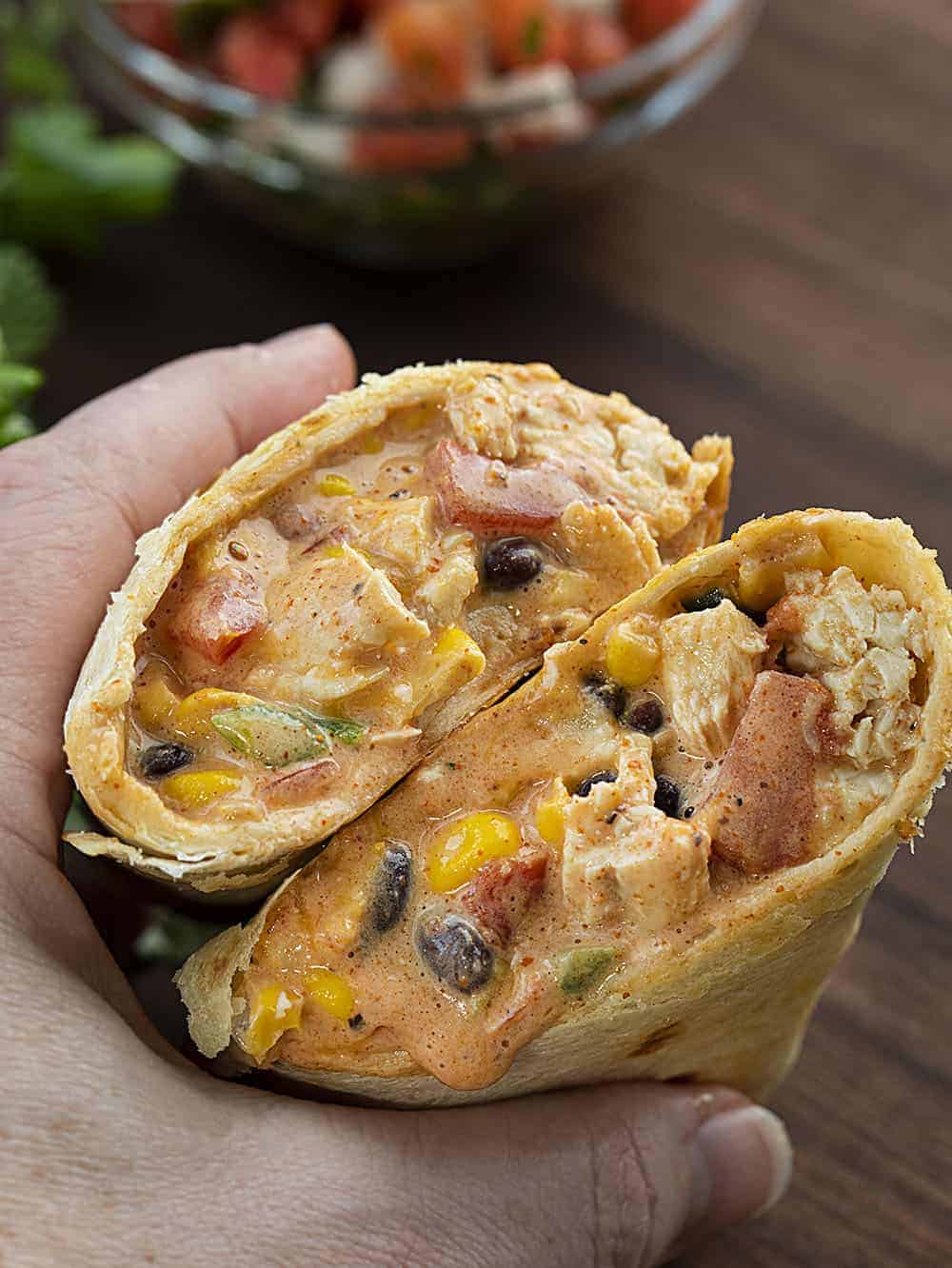 Air Fryer Southwest Chicken Burritos I Am Homesteader