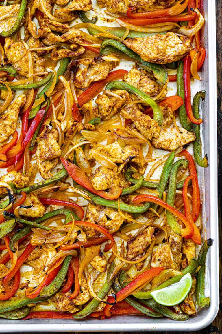 Sheet Pan Chicken Fajitas I Am Homesteader