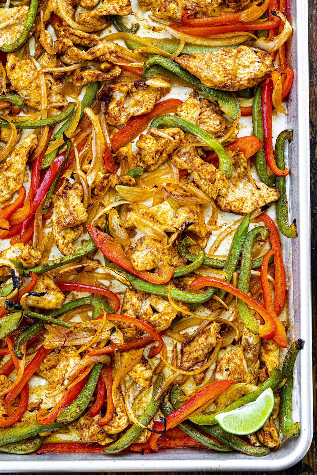 SHEET PAN CHICKEN FAJITAS RECIPE - I Am Homesteader