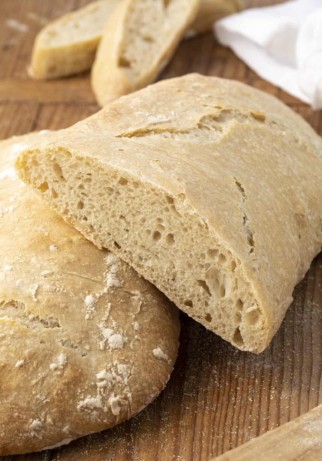 Ciabatta Bread - I Am Homesteader