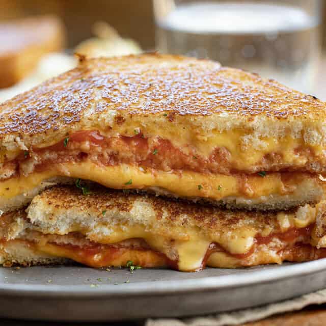 Triple Decker Tomato Grilled Cheese - I Am Homesteader