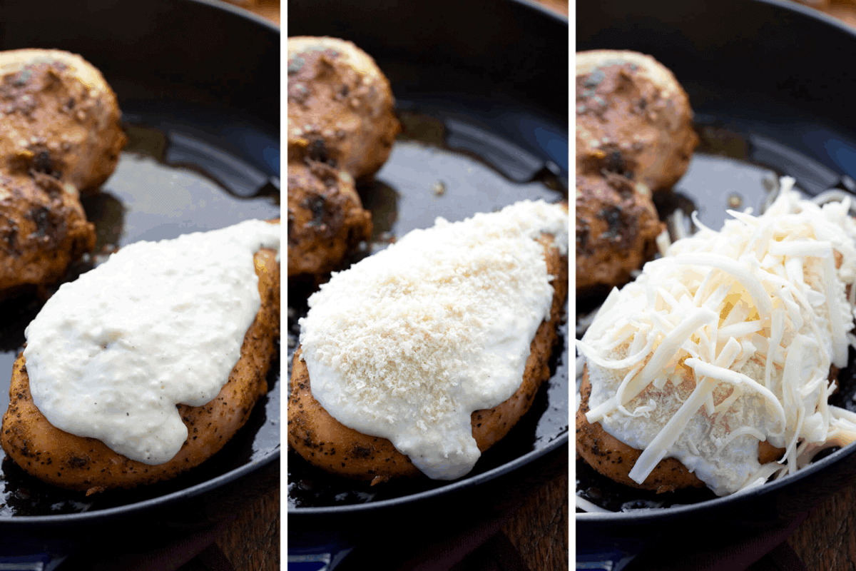 How to Make Cheesy Parmesan Ranch Chicken in a Skillet