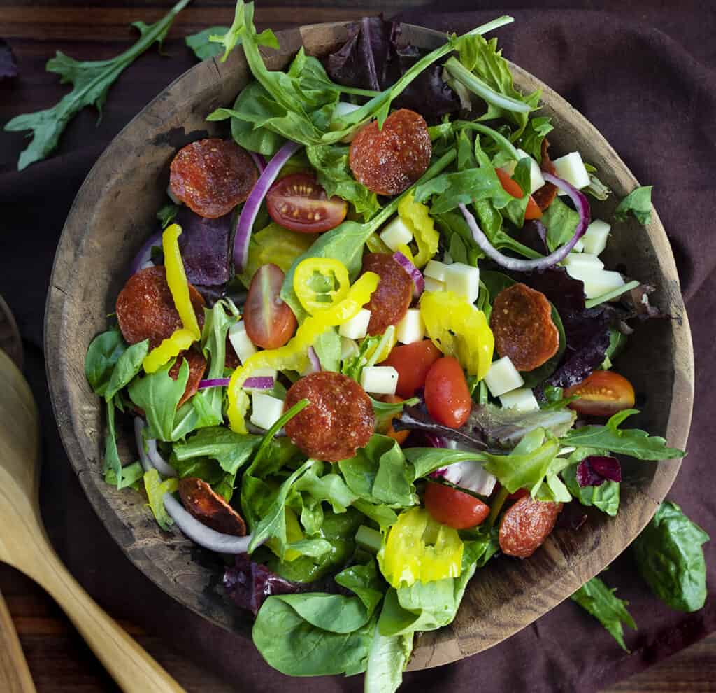 Pepperoni Salad I Am Homesteader