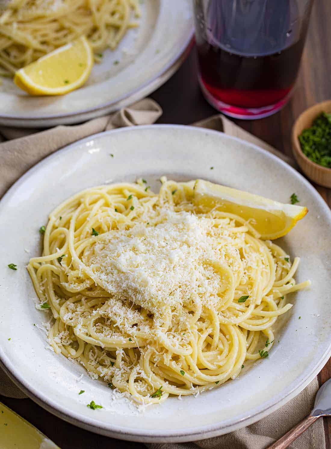 Bowl of Spaghetti Limone