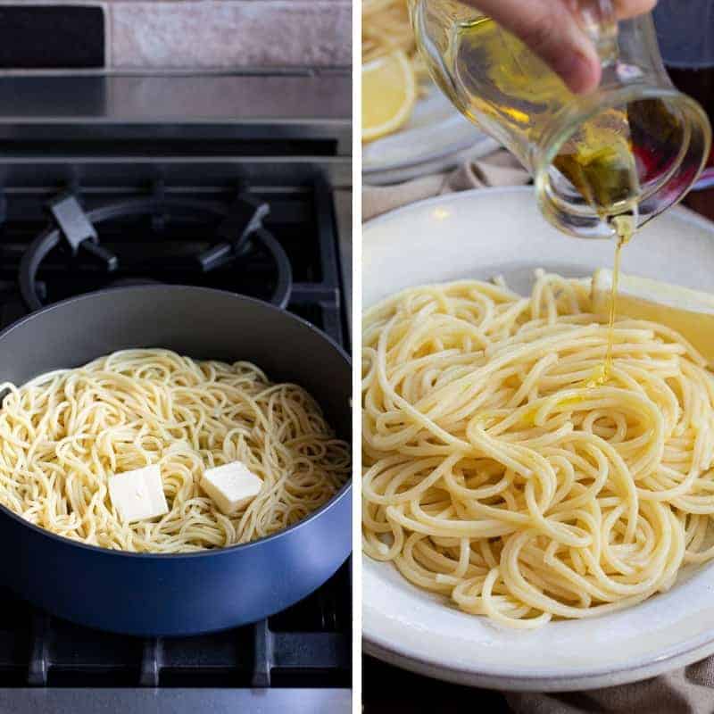 Process for Making Spaghetti Limone