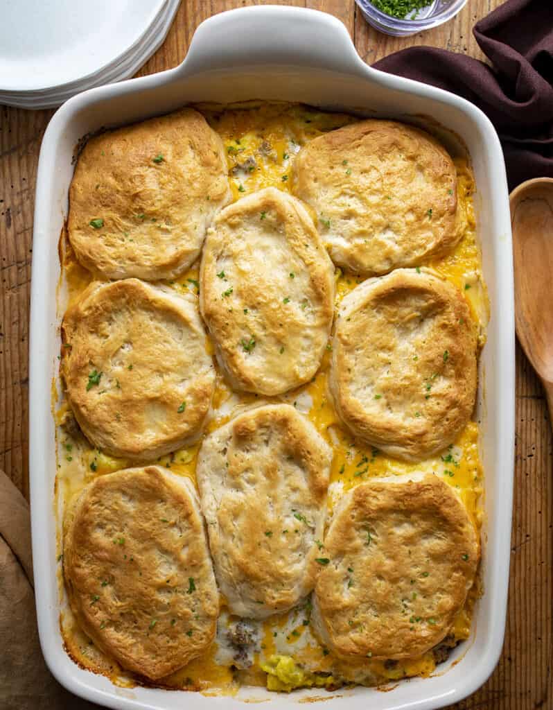 Biscuits and Gravy Casserole I Am Homesteader