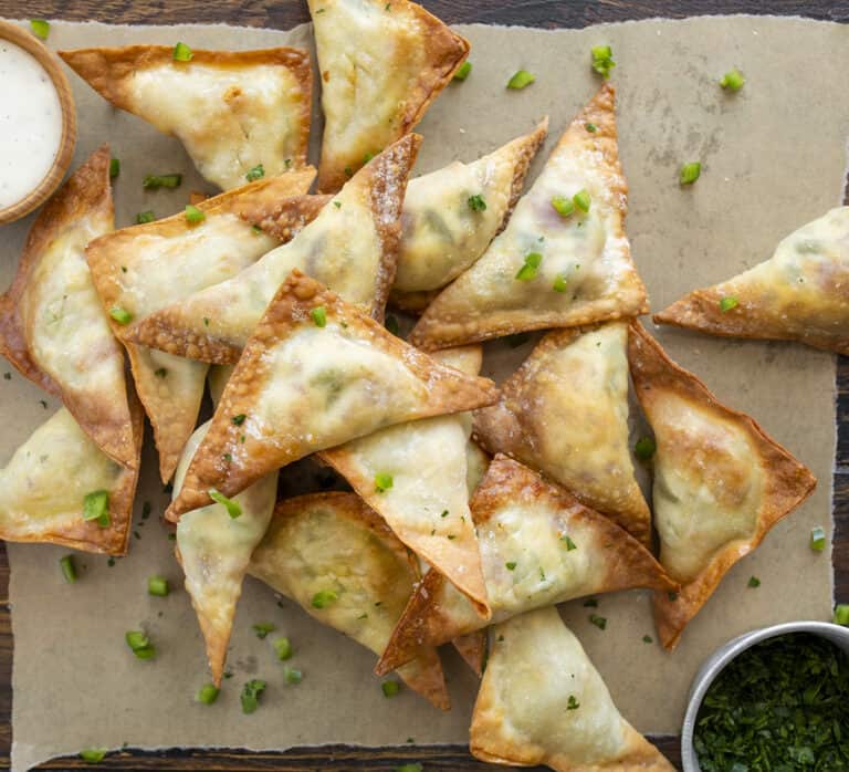 Jalapeno Popper Wontons - I Am Homesteader