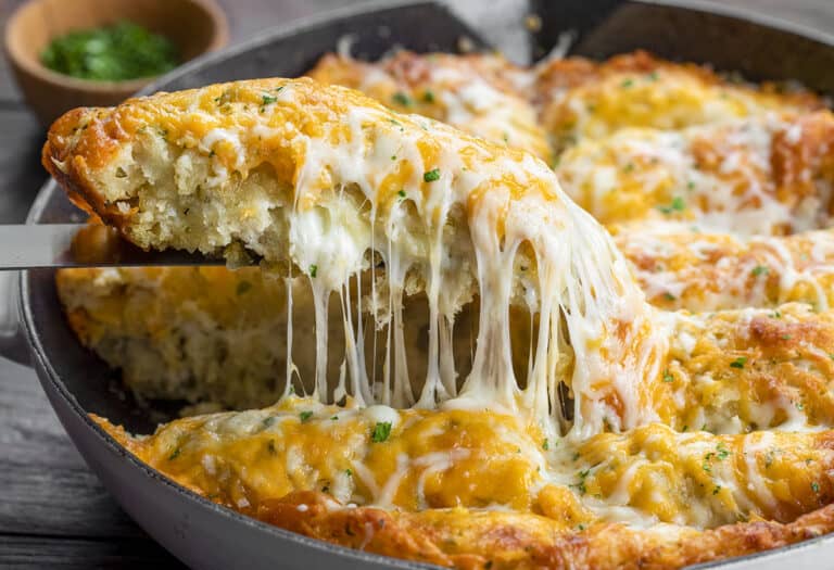 Focaccia Cheesy Garlic Bread - I Am Homesteader
