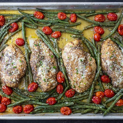 Tuscan Garlic Chicken {Sheet Pan} - I Am Homesteader