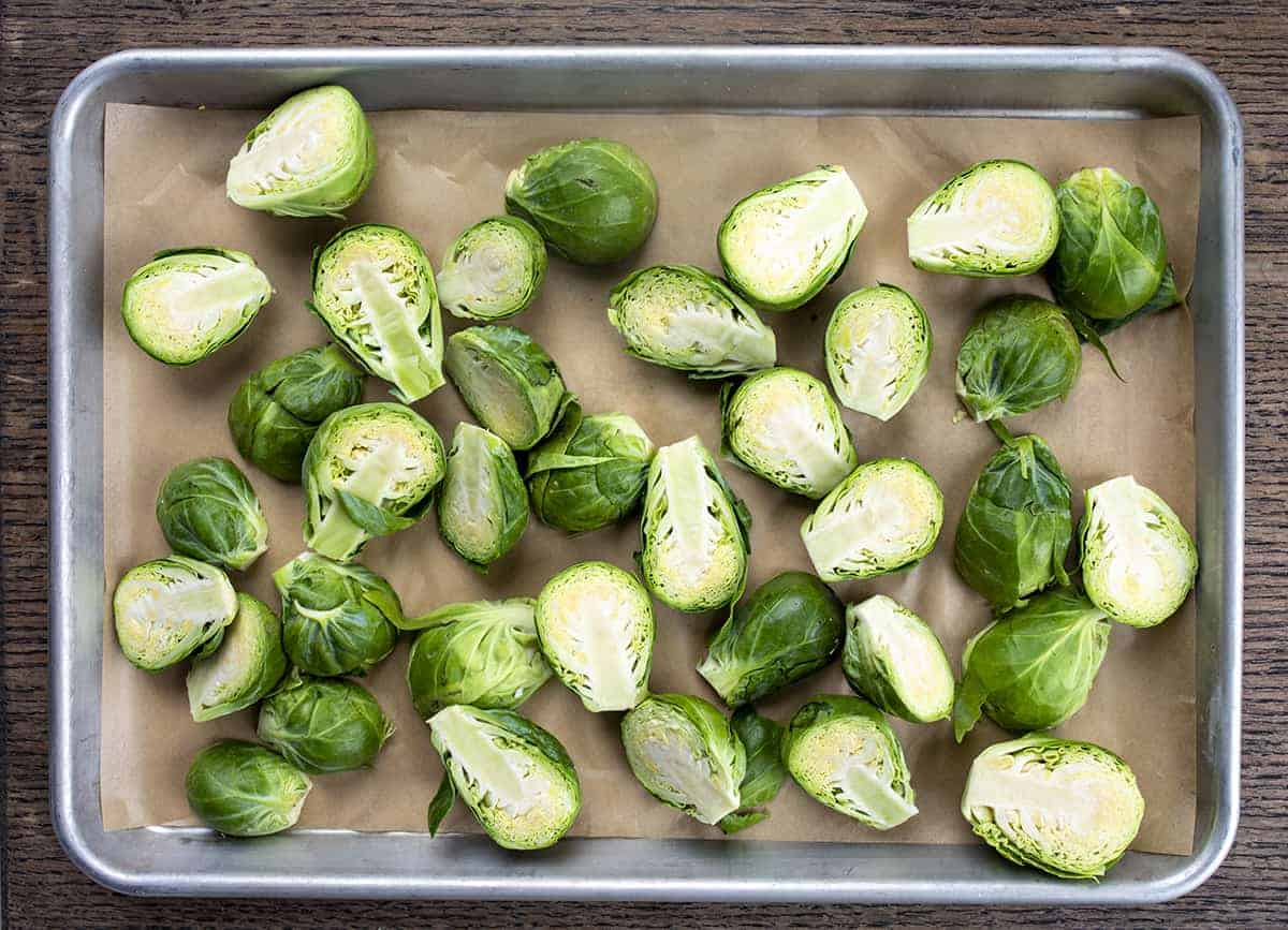 Pan of Brussels Sprouts