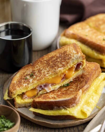 Egg and Ham Breakfast Sandwich - I Am Homesteader