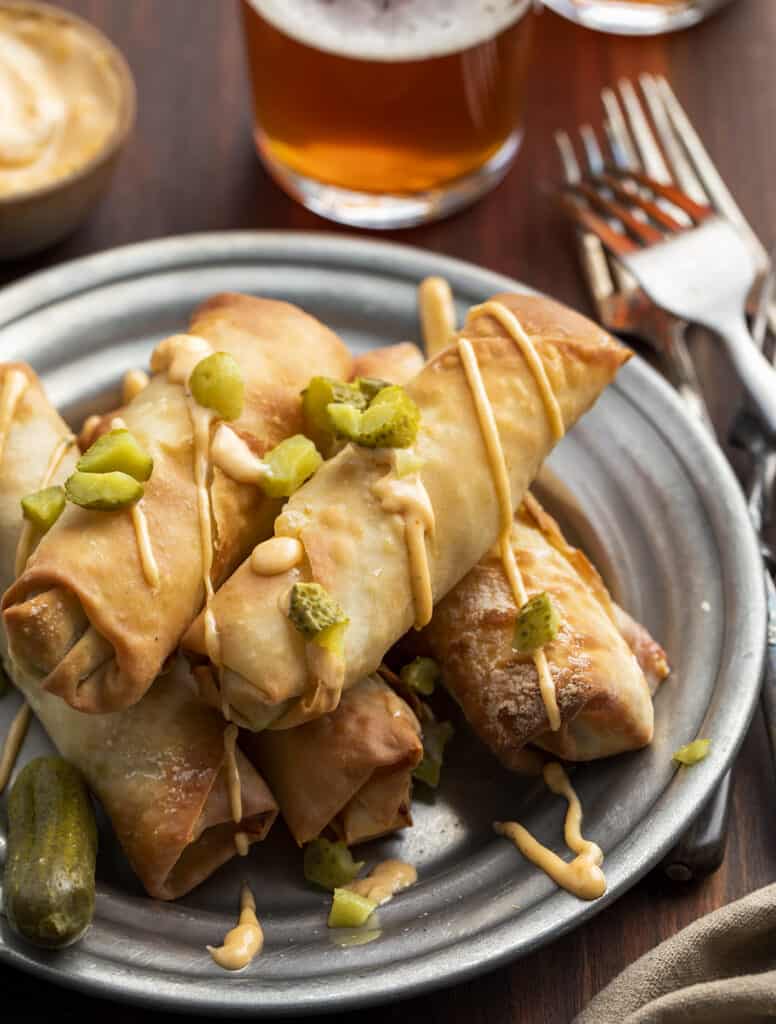 Air Fryer Pickle Egg Rolls I Am Homesteader