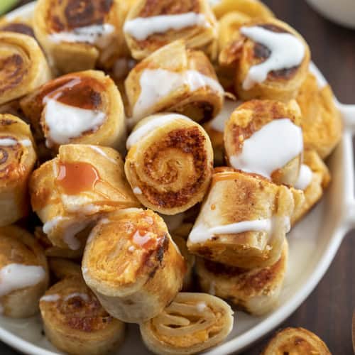 Air Fryer Buffalo Cream Cheese Tortilla Bites I Am Homesteader