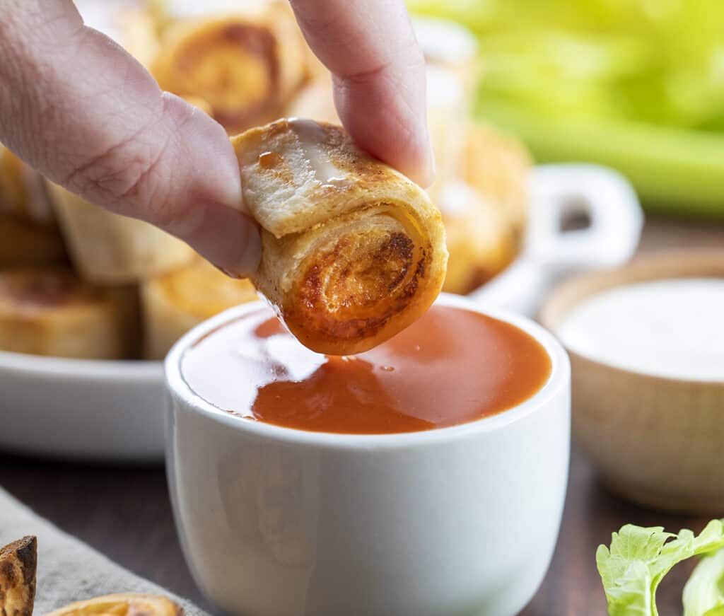 Air Fryer Buffalo Cream Cheese Tortilla Bites I Am Homesteader