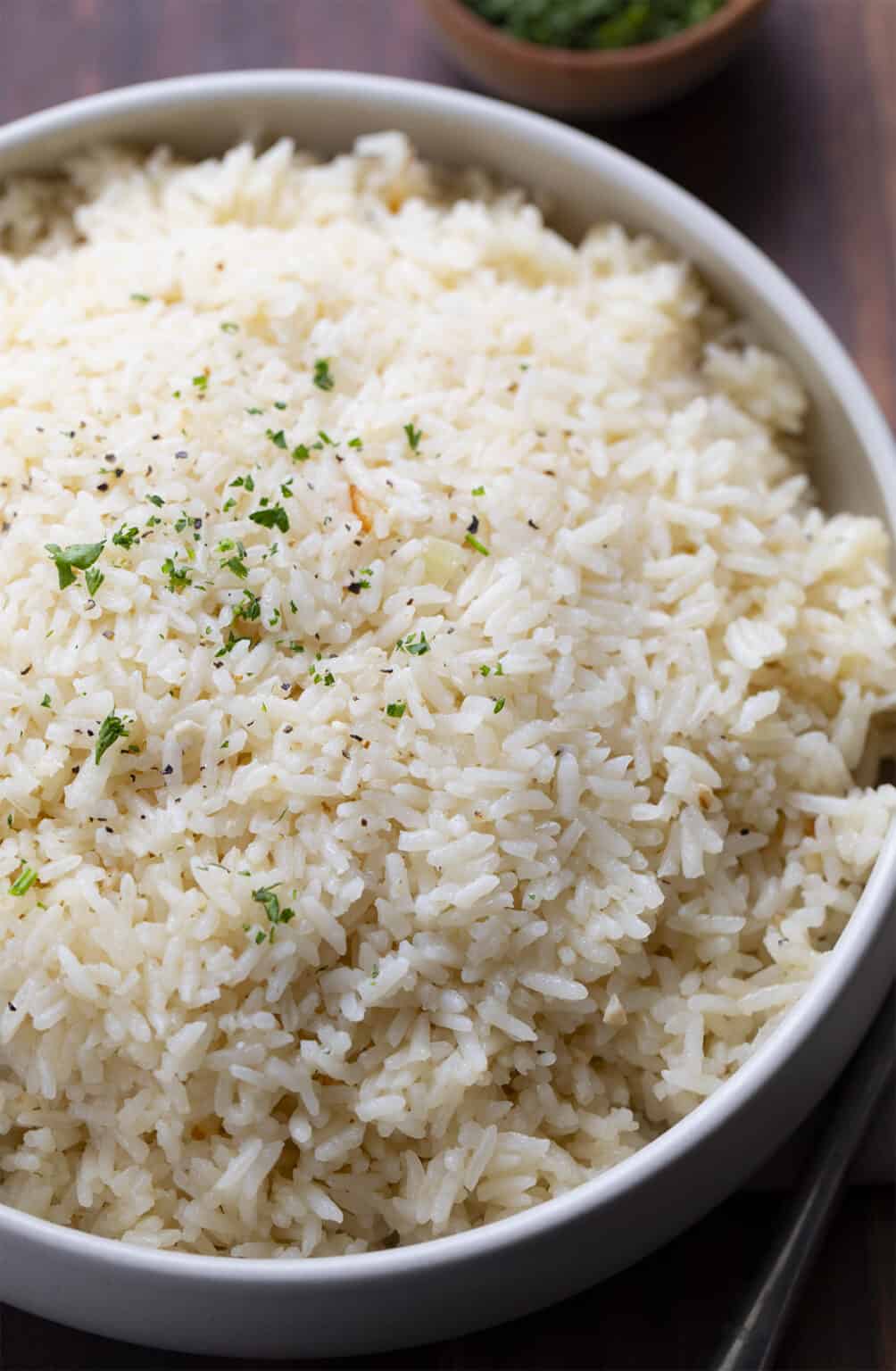 Parmesan Garlic Butter Rice I Am Homesteader