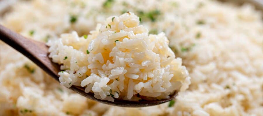 Parmesan Garlic Butter Rice