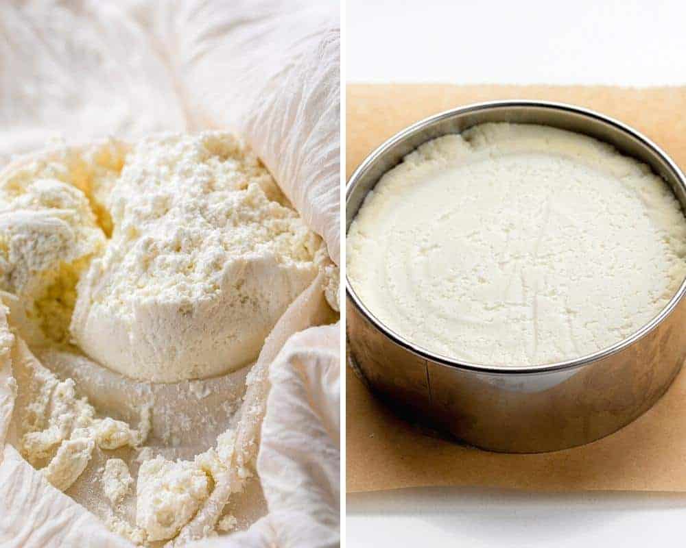 Drained and Molded Queso Fresco