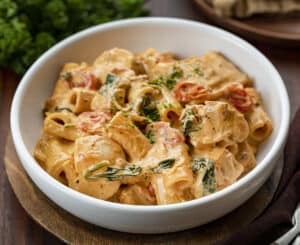 Tuscan Chicken Pasta - I Am Homesteader