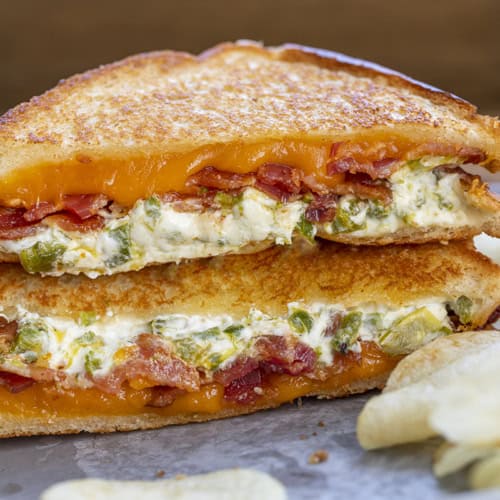 Toaster Oven Jalapeño Popper Grilled Cheese Recipe - Food Fanatic