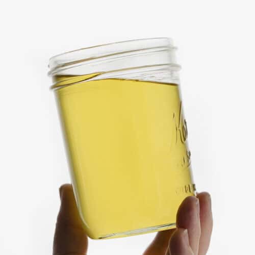 purifying used cooking oil