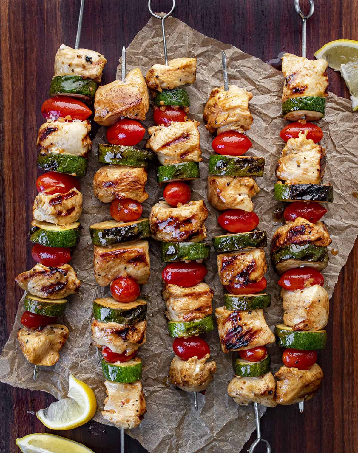 Lemon Pepper Chicken Skewers - I Am Homesteader