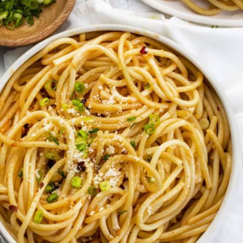 Spicy Garlic Noodles - I Am Homesteader