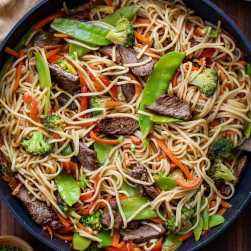 Beef Lo Mein - I Am Homesteader