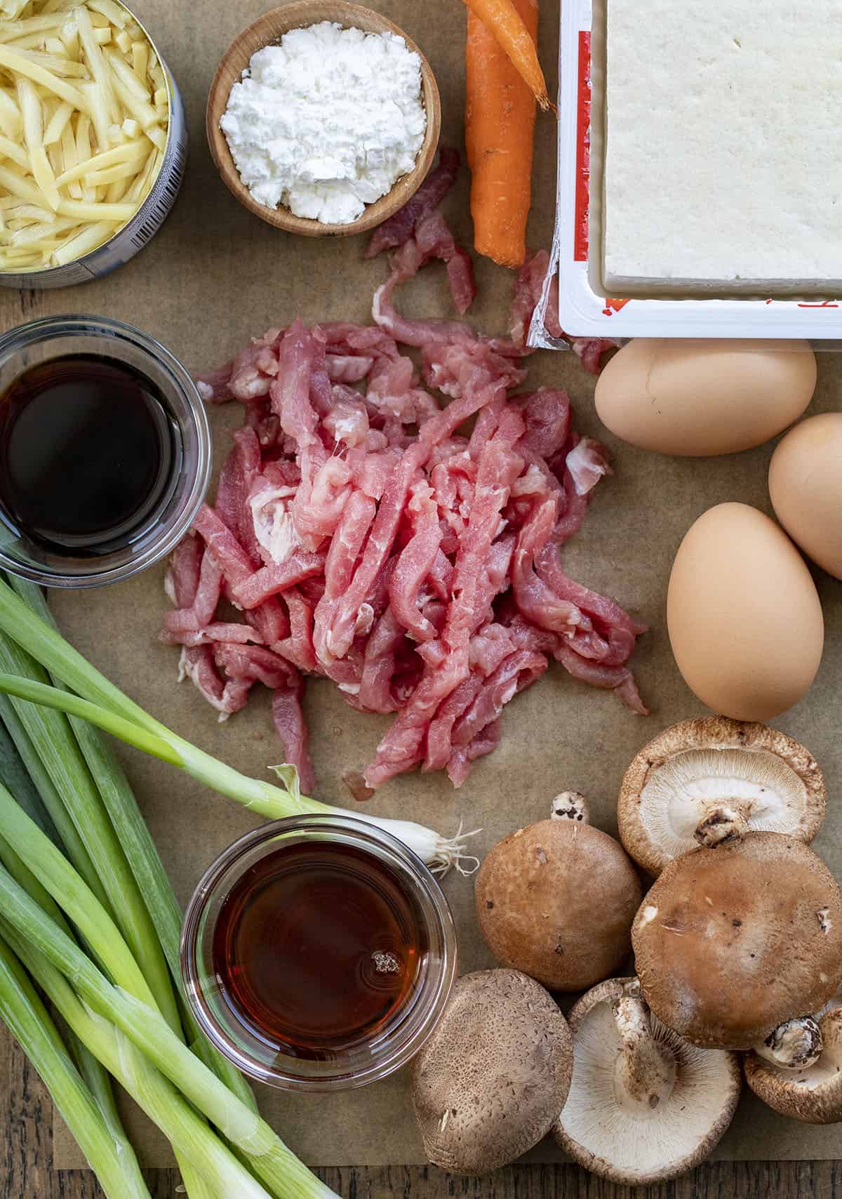 Raw Ingredients for Making Hot and Sour Soup. Dinner, Supper, Soup, Asian inspired Soup, Hot & Sour Soup, Hot Sour Soup, Easy Soups, Soup Recipes, Fall Soups, Winter Soups, recipes, i am homesteader, iamhomesteader