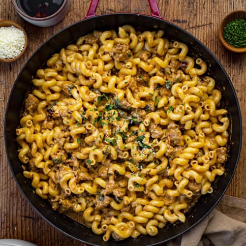 Spicy Sausage Cavatappi I Am Homesteader