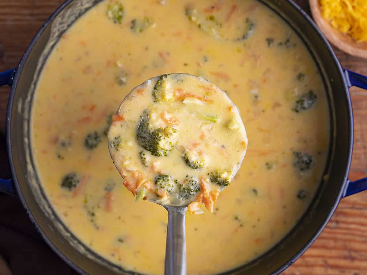 Double Cheddar Broccoli Soup at Whole Foods Market