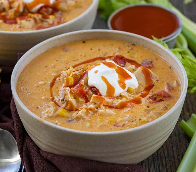 Buffalo Chicken Soup - I Am Homesteader