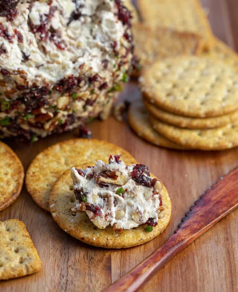 Cranberry Pecan Cheese Ball - I Am Homesteader