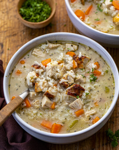 Turkey And Rice Soup I Am Homesteader