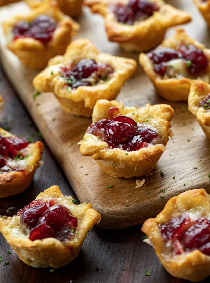 Sausage Cranberry Brie Bites - I Am Homesteader