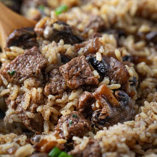 Easy Hamburger Rice Casserole - I Am Homesteader
