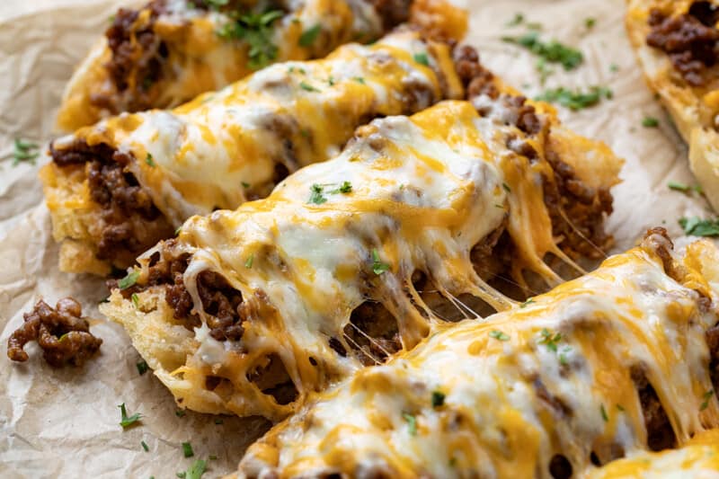 Garlic bread sloppy joes i am homesteader
