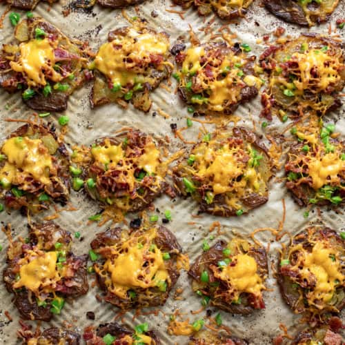 Jalapeno Popper Smashed Potatoes - I Am Homesteader