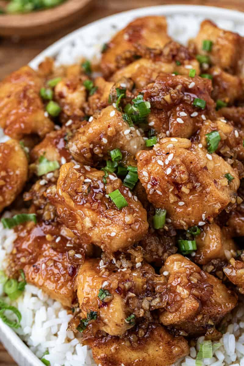 Honey Garlic Chicken Bites - I Am Homesteader