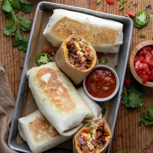 Cowboy Breakfast Burrito - I Am Homesteader