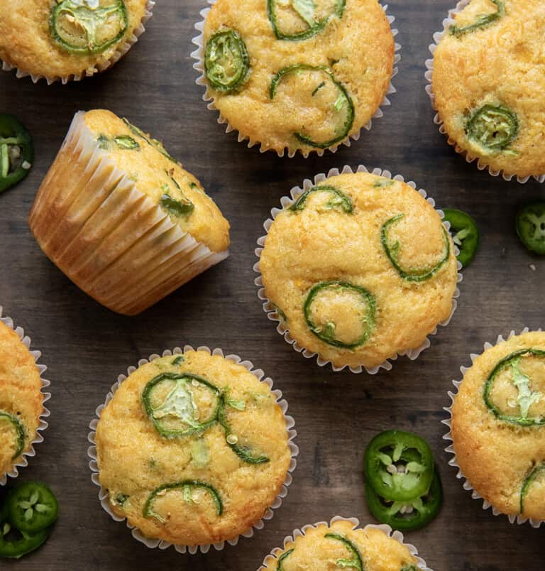 Jalapeno Cheddar Cornbread Muffins I Am Homesteader