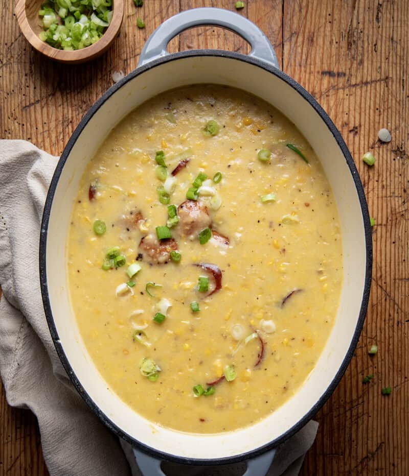 Andouille Corn Chowder I Am Homesteader