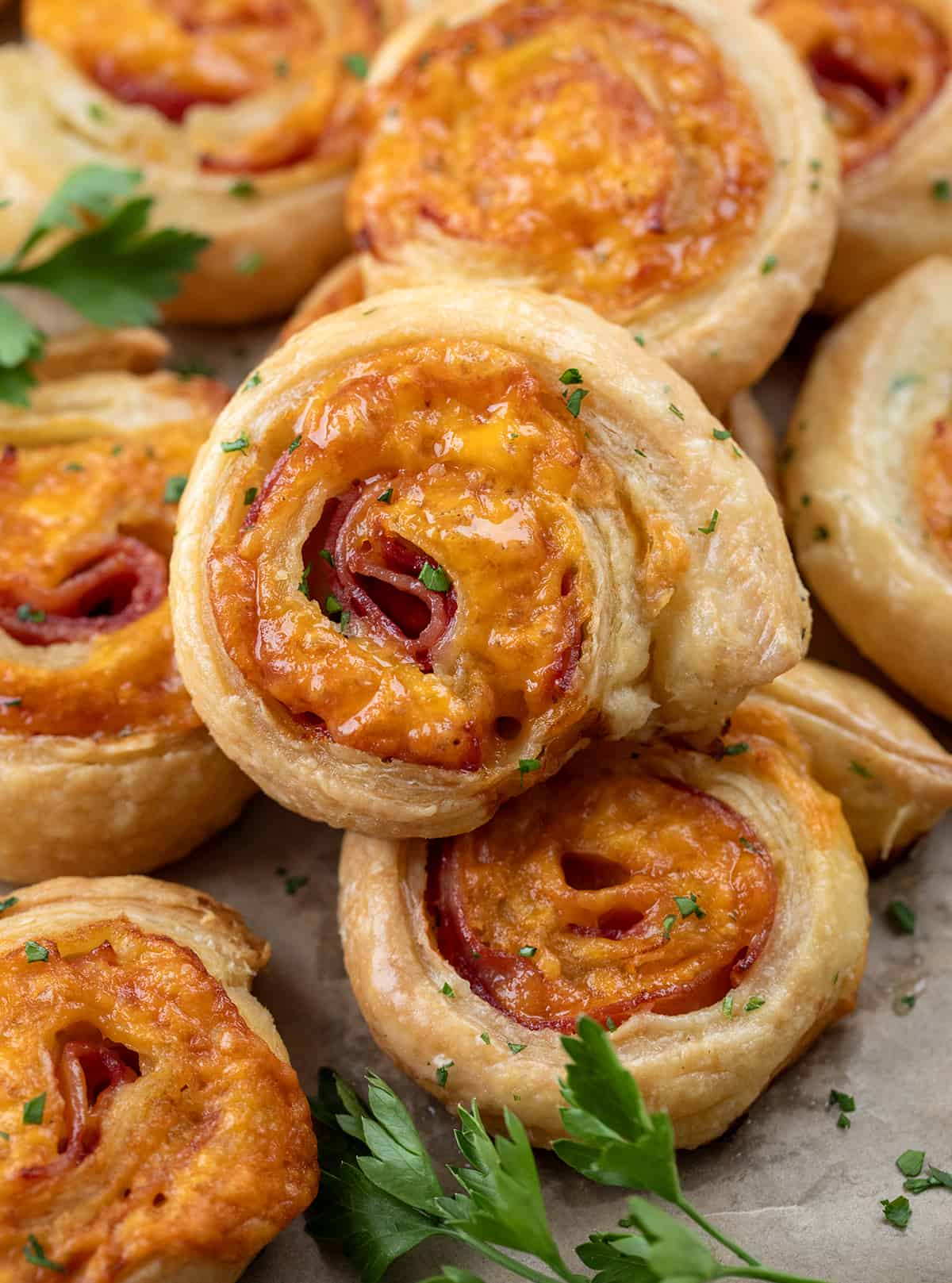 Ham and Cheese Pinwheels-image