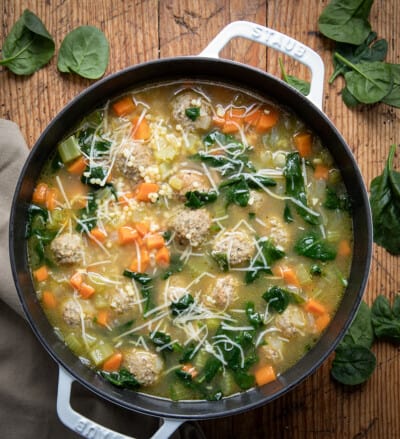 Easy Italian Wedding Soup - I Am Homesteader